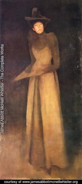 James Abbott McNeill Whistler - Harmony in Brown: The Felt Hat
