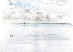 James Abbott McNeill Whistler - Seascape, Dieppe