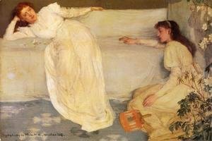 James Abbott McNeill Whistler - Symphony in White, No. 3
