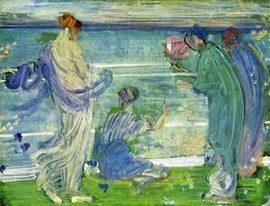 James Abbott McNeill Whistler - Variations in Blue and Green
