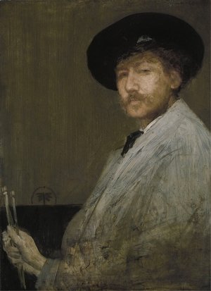 James Abbott McNeill Whistler - Arrangement in Grey: Portrait of the Painter