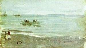James Abbott McNeill Whistler - Grey and Silver: Mist - Lifeboat