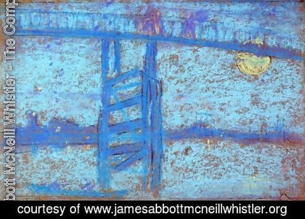 James Abbott McNeill Whistler - Nocturne: Battersea Bridge