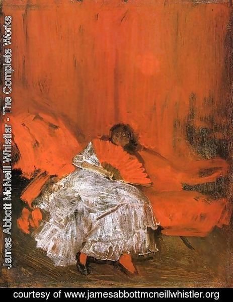 James Abbott McNeill Whistler - Red and Pink: The Little Mephisto