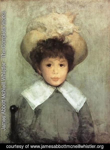 James Abbott McNeill Whistler - Arrangement in Grey: Portrait of Master Stephen Manuel