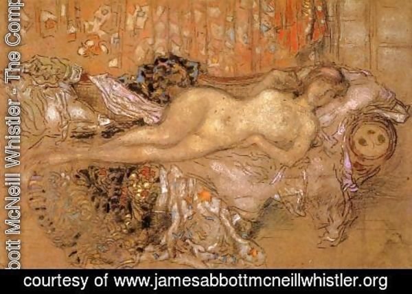 James Abbott McNeill Whistler - The Arabian