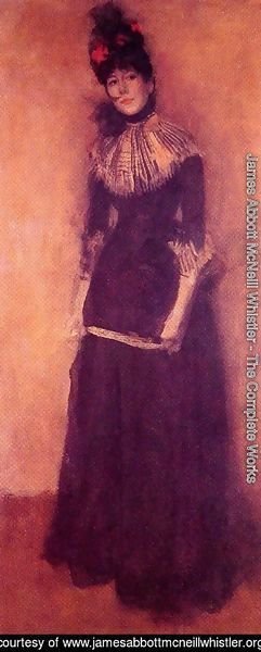 James Abbott McNeill Whistler - Rose et argent: La Jolie Mutine