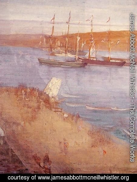 James Abbott McNeill Whistler - The Morning after the Revolution, Valparaiso