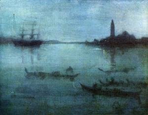James Abbott McNeill Whistler - Nocturne in Blue and Silver, The Lagoon, Venice