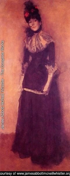 James Abbott McNeill Whistler - Rose et argent, La Jolie Mutine