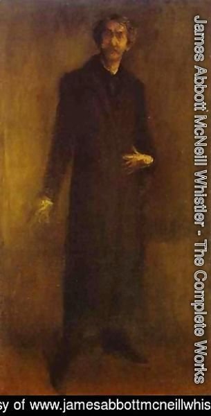 James Abbott McNeill Whistler - Brown And Gold (Self Portrait) 1895-1900
