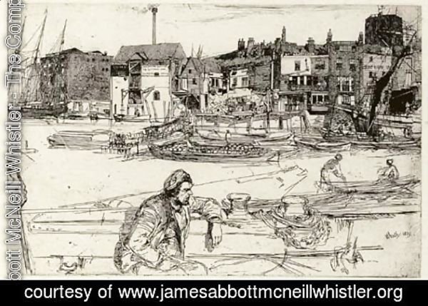 James Abbott McNeill Whistler - Black Lion Wharf 2