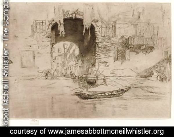 James Abbott McNeill Whistler - San Biagio, from Twenty Six Etchings