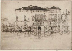 James Abbott McNeill Whistler - The Palaces, from Venice