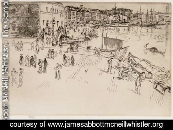 James Abbott McNeill Whistler - The Riva I