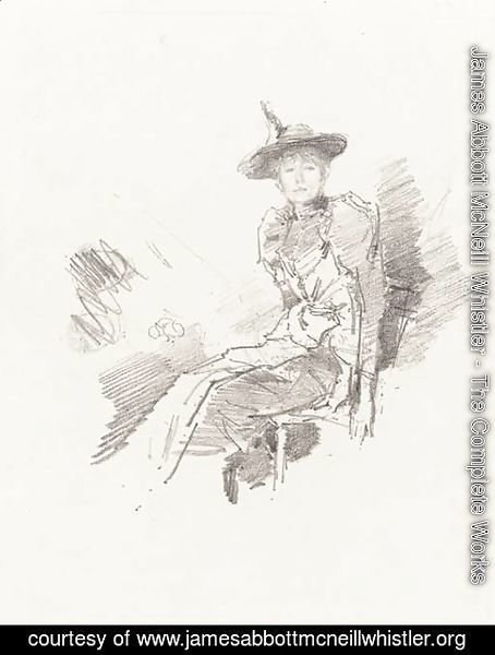 James Abbott McNeill Whistler - The Winged Hat