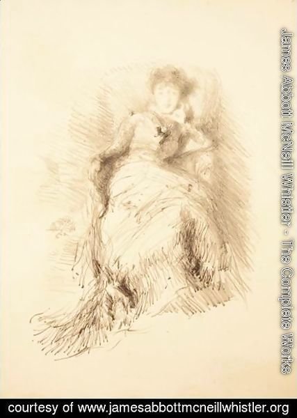James Abbott McNeill Whistler - Study of woman