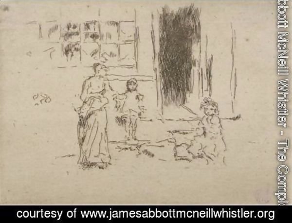 James Abbott McNeill Whistler - Petticoat Lane