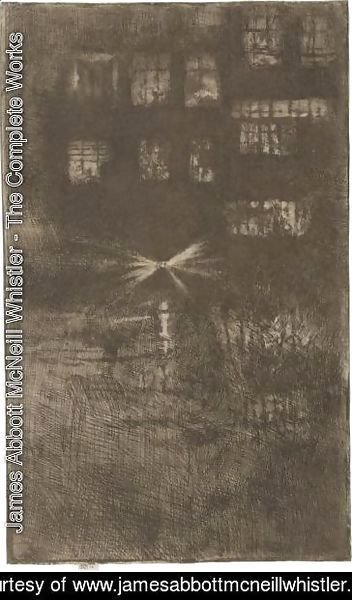 James Abbott McNeill Whistler - Nocturne Dance-House 2