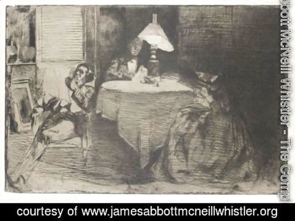 James Abbott McNeill Whistler - The Music Room 2