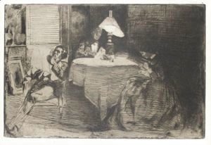 James Abbott McNeill Whistler - The Music Room 2