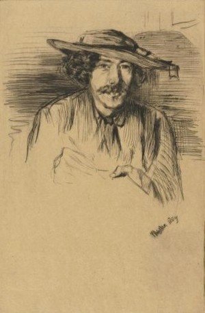 James Abbott McNeill Whistler - Portrait Of Whistler