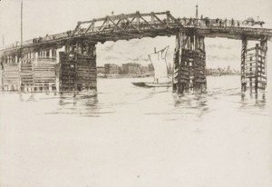 James Abbott McNeill Whistler - Old Battersea Bridge 2