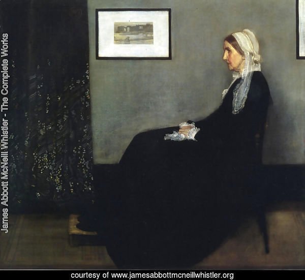 Arrangement in Grey and Black- Portrait of the Artist's Mother  1871